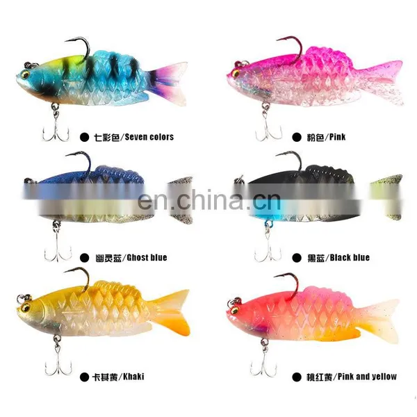 Hot Selling Sub Soft Bait Several Sections Multi Section Bait Road Sub Lead Fish Bionic Bait