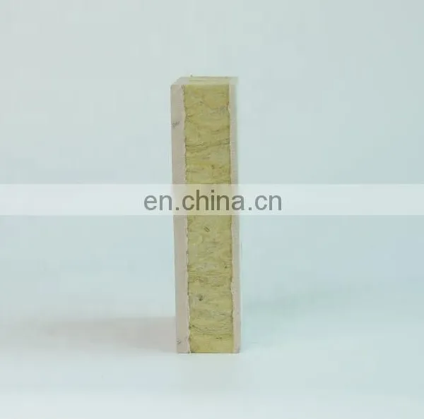 Structural Soundproof Sound Absorption Fireproof Insulated Rock Wool Corrugated Sandwich Panels For Walls photo-4