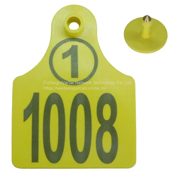 Custom Rfid TPU Livestock 134.2KHZ Sheep Ear Tag EM4305 Round 30mm Electronic Animal Ear Tags Cattle photo-5