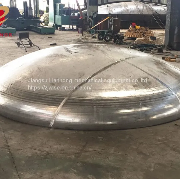 Large Stainless Steel cladding Plate Boiler Dish end