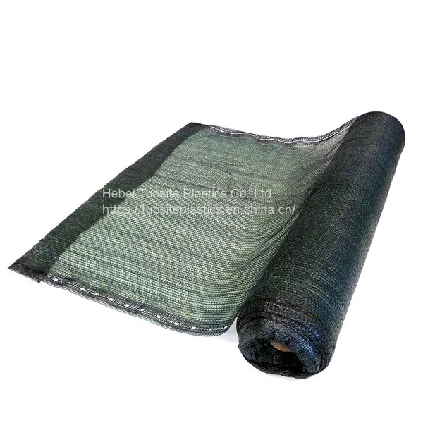 Green HDPE Plastic Raschel Mesh Anti Sun 80% Green /Black Shade Net photo-5