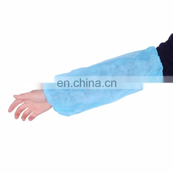 Wholesale Disposable Arm Sleeve Waterproof Non Woven PP/PE/CPE Sleeve Cover photo-4