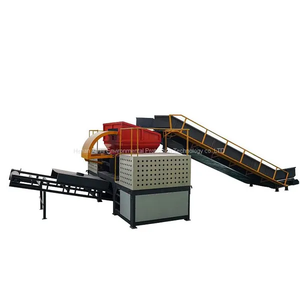 Industrial Waste Bottle Bag Strap Recycling Double Shaft Metal Plastic Shredder With ce photo-3