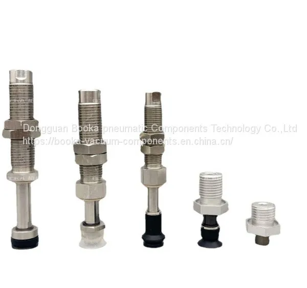 Vacuum Pads With Vertical Spring Plungers Connector for Suction Cups Connection M3 M5 G1/8