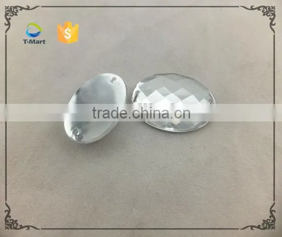 Crystal Sew on Acrylic Stone With Two Holes photo-5