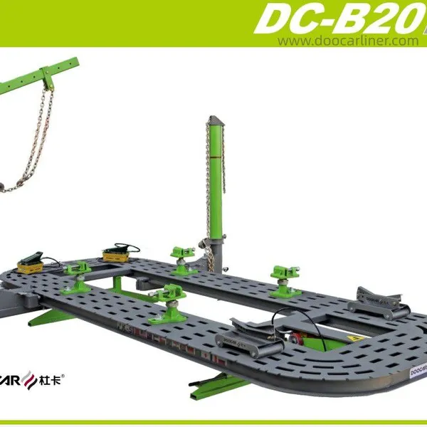 Tilt frame puller/car frame machine