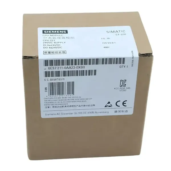 Siemens6ES7 211-0BA23-0XB0 SIMATIC S7-200 CPU211,AC/DC/Rly photo-3