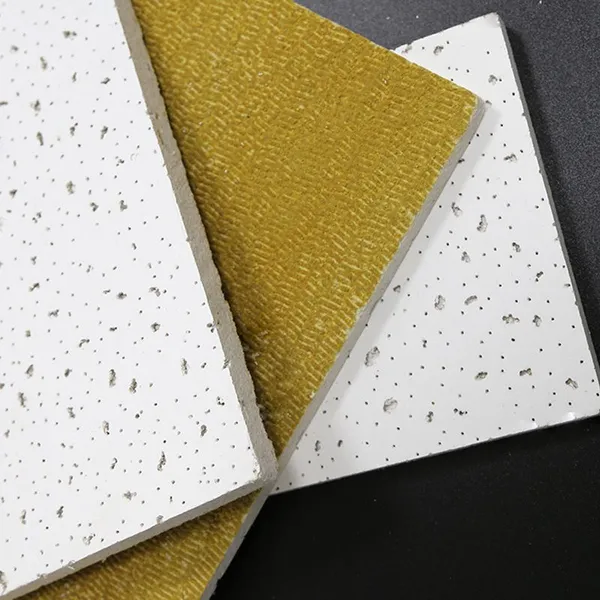 595x595mm Ceiling Tile Armstrong Ceiling Factory Acoustic Mineral Wool Panel photo-3