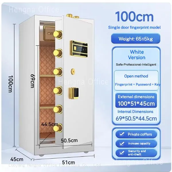 Heavy Duty Security Digital Safe With Password and Key Override | 70cm Commercial Electronic Safe | for Furniture Mounting photo-4