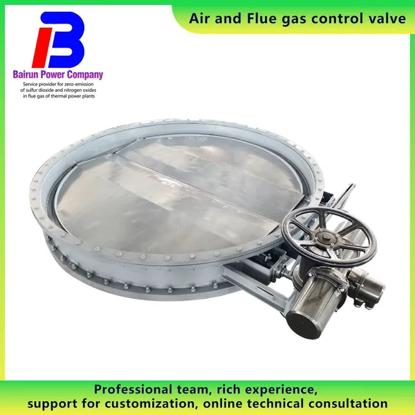 Double Seal Isolation Damper Motorized Flue Gas Damper photo-3