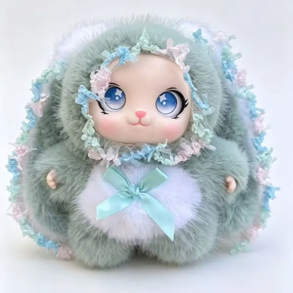 Cute Fluffy Bunny Plush Doll