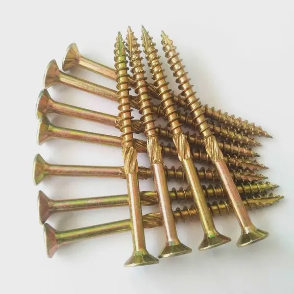 Factory Direct C1022A Pozi Chipboard Screws Yellow Zinc Plated Half Thread Double Countersunk Full Sizes High Hardness photo-4