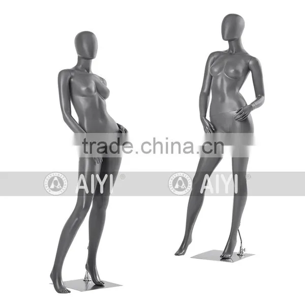 Silver Standing Sex Female Display Plus Size Mannequin photo-6