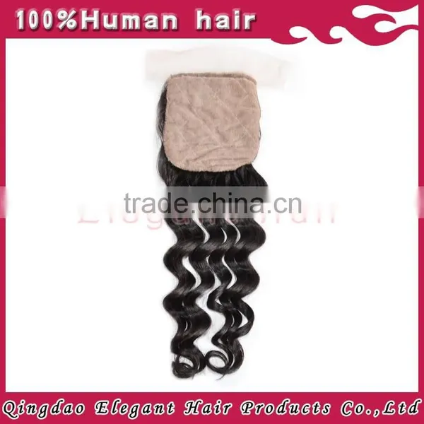 6A Grade Hot Hair Beauty Product Silk Base Lace Frontal Closure photo-5