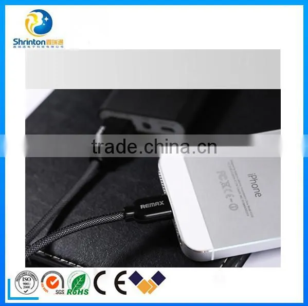 Black Color REMAX High Speed Usb Cable and Usb Charger Cable for IPhone5 Iphone6 photo-3