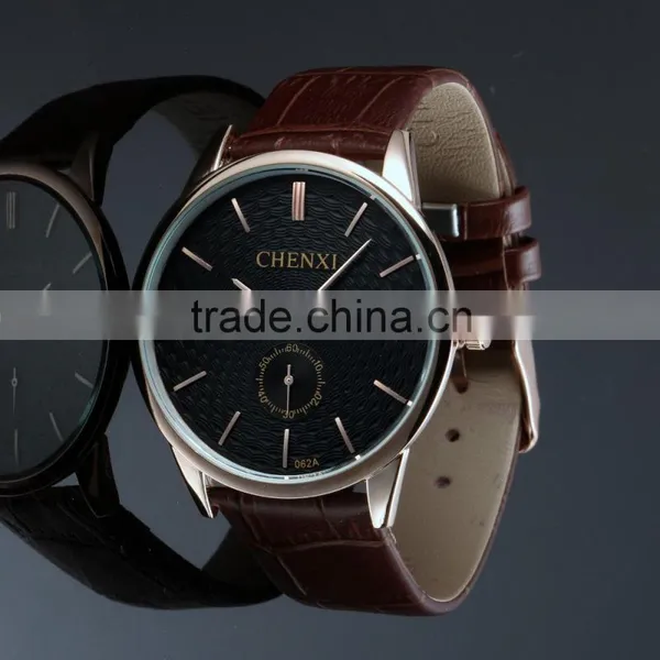 Wholesale Competitive Dress Couple Watches Set Quartz Leather Watch WA062 photo-4