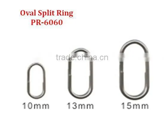 Fishing Tackle Accessoriesstainless Steel Oval Split Rings for Hard Lure Fishing