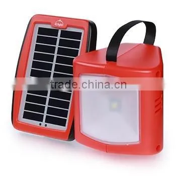 Solar LED Lantern With USB and Solar Panel for Camping Lamp