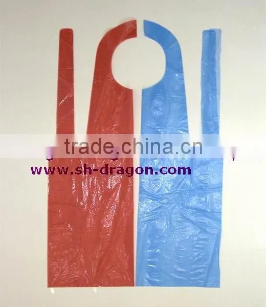Plastic Apron, pe Bib, Disposable Bib, pe Apron