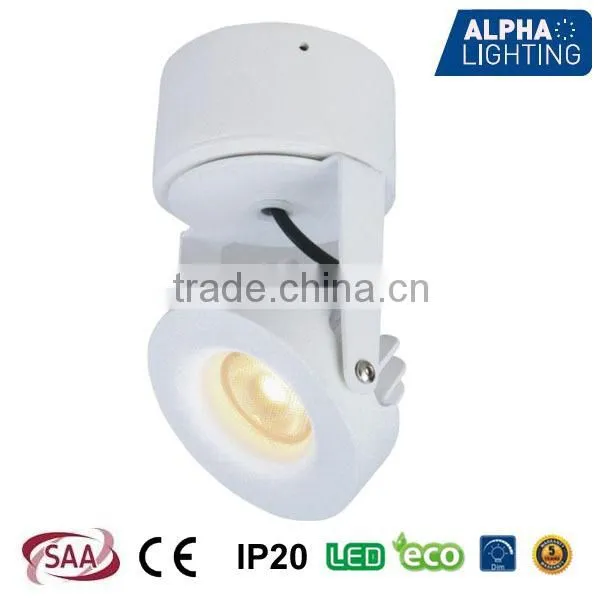 8W High Quality Dimmable Adjustable COB Indoor Wall Light With HEP Driver,wall Led Light