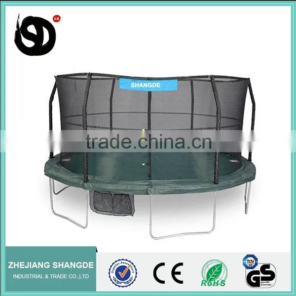 Biggest Trampoline 16 Trampoline Bungee Jumping Harness With Enclosure Design photo-2