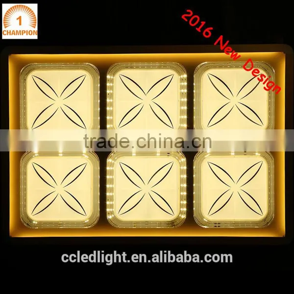 2016 New Design Square Ceiling Led Lighting 30W 60W Three Color Changable Ceiling Lamp photo-6