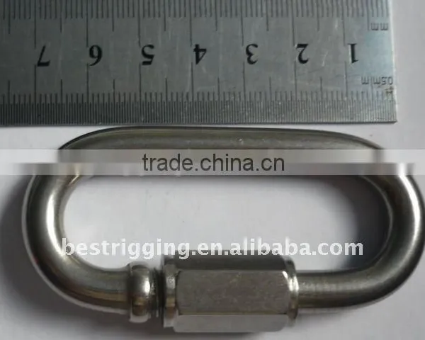 6mm Zinc Plated Quick Link in Karabiner Rigging Hardware Manufacturer photo-5