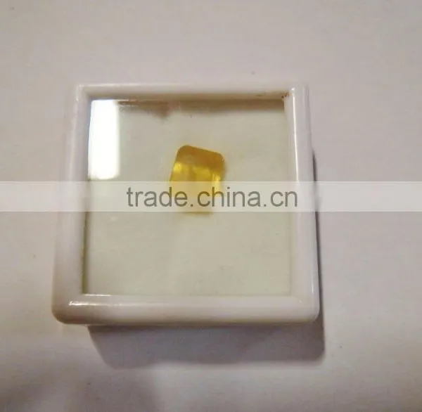 4.21 Carat Certified Natural Yellow Sapphire Ring Stone photo-2