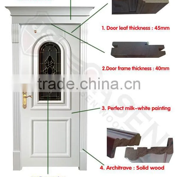 Wholesale Superior Quality Interior Tempered Shatterproof Glass Door photo-3