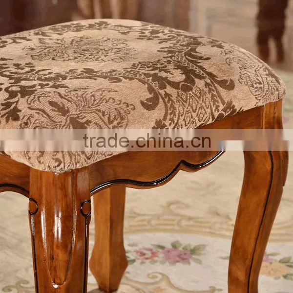 Handmade Vintage Wooden Foot Stool Chair photo-2