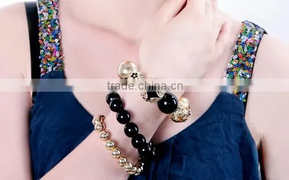 >< SW16634 Wholesale Fashion Women's Beaded Elastic Bracelet / Quality Choice photo-2