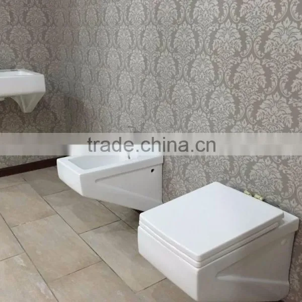 China Quality Standard Wash Down Bathroom Ceramic Wall-hung Toilet Bowl photo-5