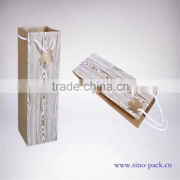 Glossy Lamination Gift Use Paper Bags With String Handle