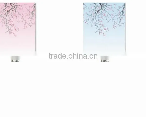 Hot Printing Special Effect Wallpaper, Pastoral Wintersweet Wall Decal for Household , Home Accent Wall Sticker Sample photo-3