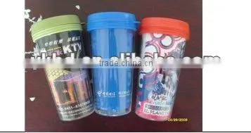 16oz Double Wall Plastic Cup With Paper Insert for Promotion