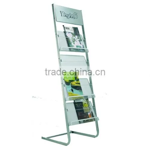 Hot Sales 4 Tier Brochure Shelf photo-4