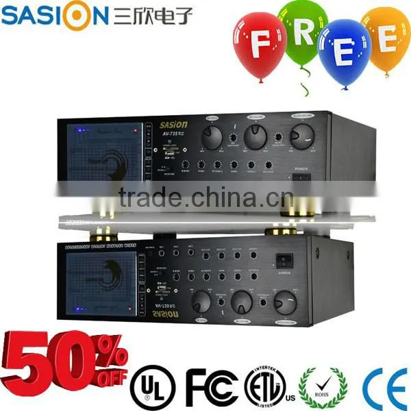 SASION AV-735US Karaoke Home Amplifier With USB SD FM EQ Display photo-2