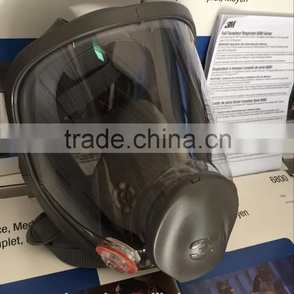 3M 6800 Reusable Full Face Mask Silicone Medium Respirators Mask photo-4