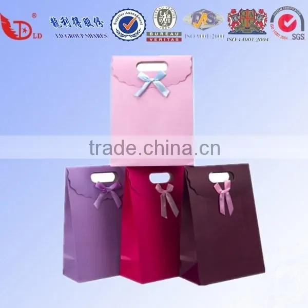 Colorful Paper Bag With Handle for Shopping and Customized Design photo-4