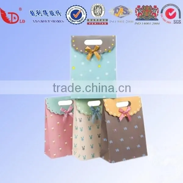 Free Factory Sample ! Custom Paper Bag Paper Gift Bag Wholesales photo-2
