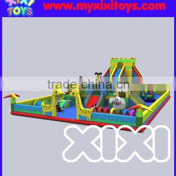 Outdoor Inflatable Playground for Kids,large Inflatable Fun City Quality Choice