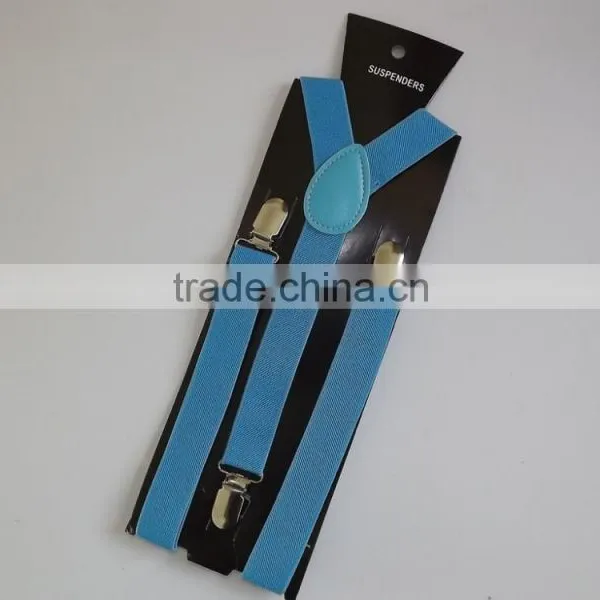 High Quality Finish Metal Clip and Buckel Men's Elastic Suspender Braces Gallusus photo-2
