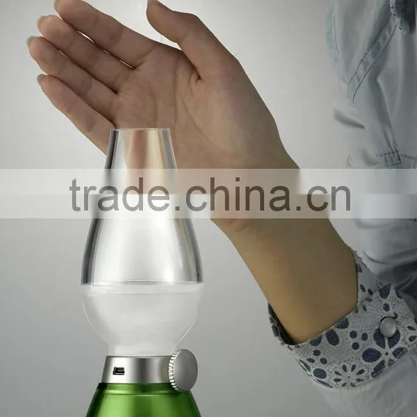 New Traditional Retro Vintage LED Table Lamp USB Rechargeable Blowing Control Night Light Lamp Fancy Table Lamp Room Decoration photo-4