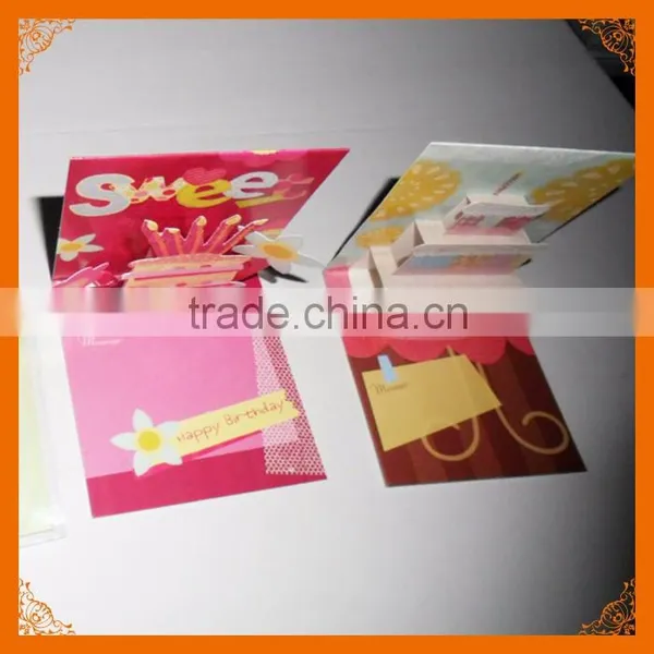 New Year Greeting 3d Card and Pop up Card