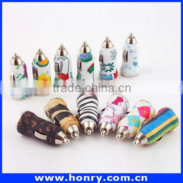 Unique Design Factory Top Quality Colorful Cellphone Single Port Car Charger photo-3