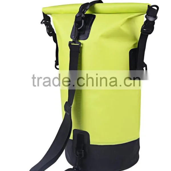 Large and Durable Waterproof PVC Dry Bag With Pocket Custom Dry Bag Green photo-5