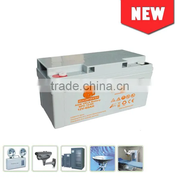 12v Rechargeable Valve Regulated Plante Lead Acid Battery,12v 65ah 20hr Battery photo-5