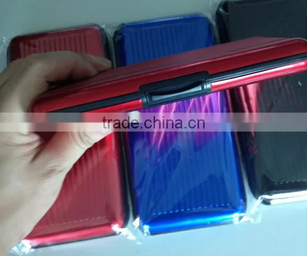 Waterproof Business ID Credit Card Wallet Holder Aluminum Metal Case photo-4