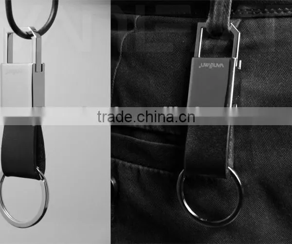 Automotive Leather Keychain Metal Key Chain