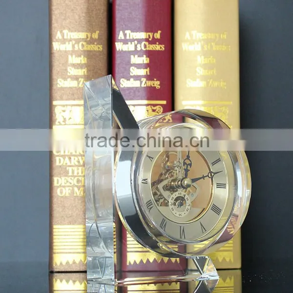 Crystal Glass Time Clock Parts Insert photo-3